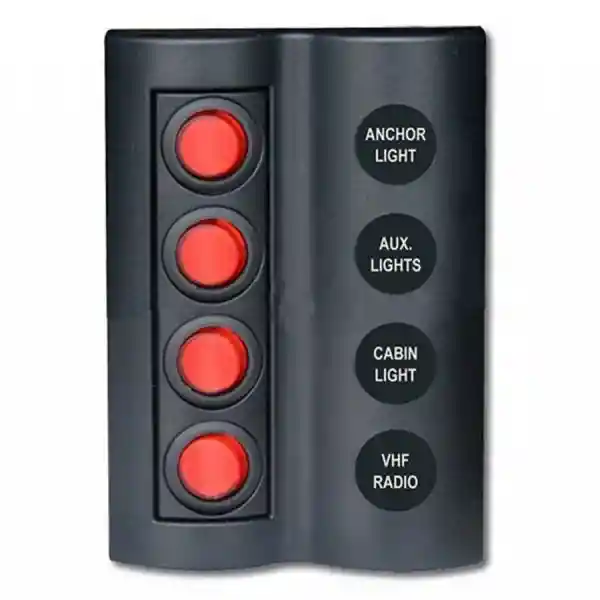 BFY Marin Sigortalı Switch Panel - 8 Anahtarlı