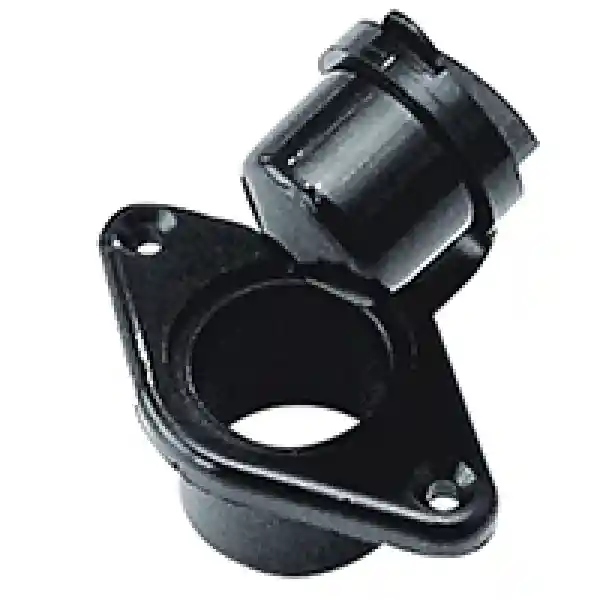 Buoyancy Tank Drain Socket W/Plug, İnt. Ø 18mm, Siyah