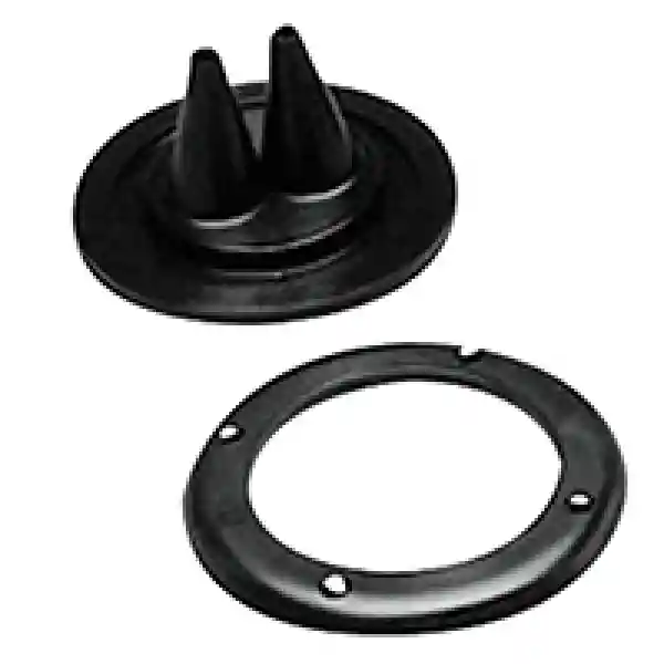 Cable Boot Splited W/Screwed Ring, Ø 115mm, Cut-Out Ø 105mm, Siyah