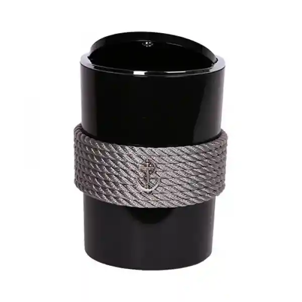 CaptainRA Siyah Çöp Kovası Gri