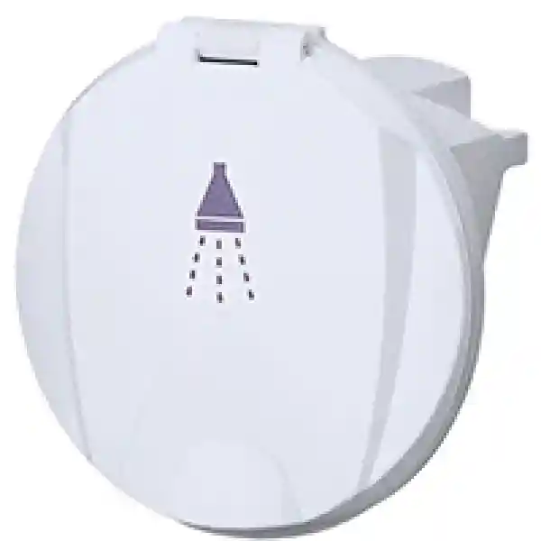 Duş Yuvası Round, W/Lid, Beyaz