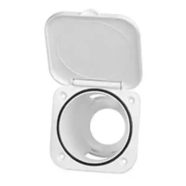 Duş Yuvası Square, W/Lid, 95X95mm, Cream