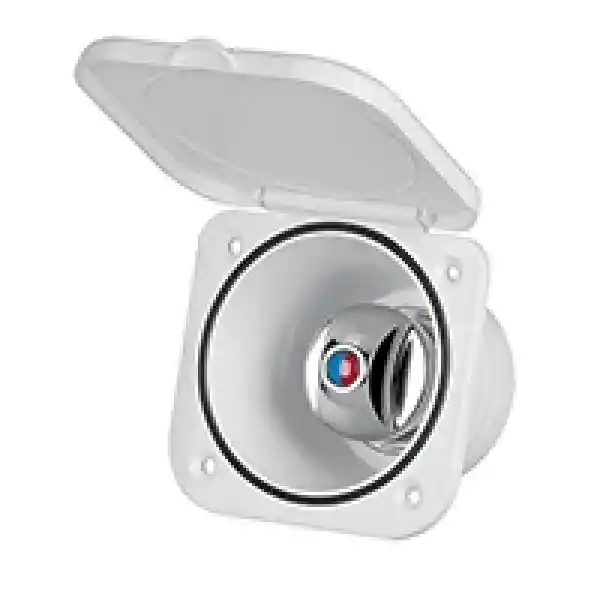 Case W/ Mixer Tap, W/Lid, 95X95mm, Beyaz