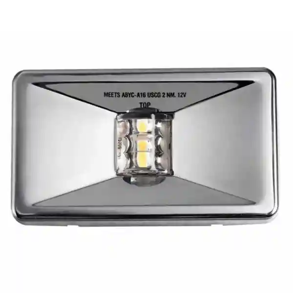  Dikdörtgen Kıç Feneri, Krom Kapaklı, Led 12V