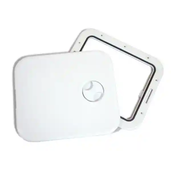  Geçiş Hatchi Ayrılabilir Kapaklı, 316X360mm, Beyaz