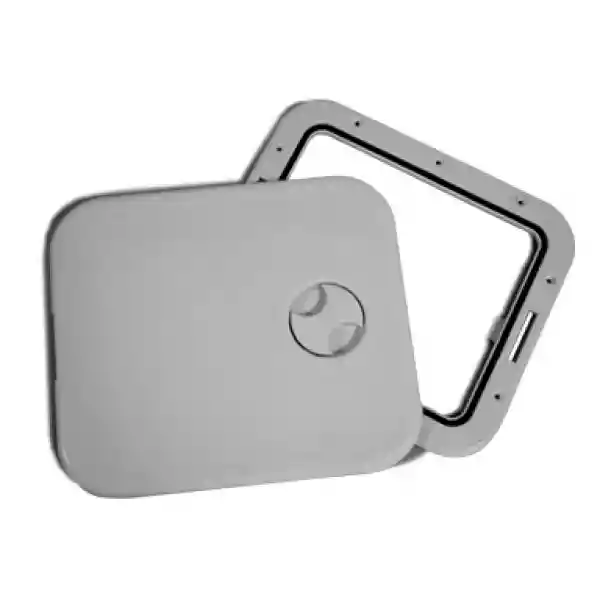  Geçiş Hatchi Ayrılabilir Kapaklı 316X360mm, Gri