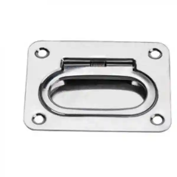 Gömme Kulp, Yaylı Tutamak, İnox 316, 76X57mm