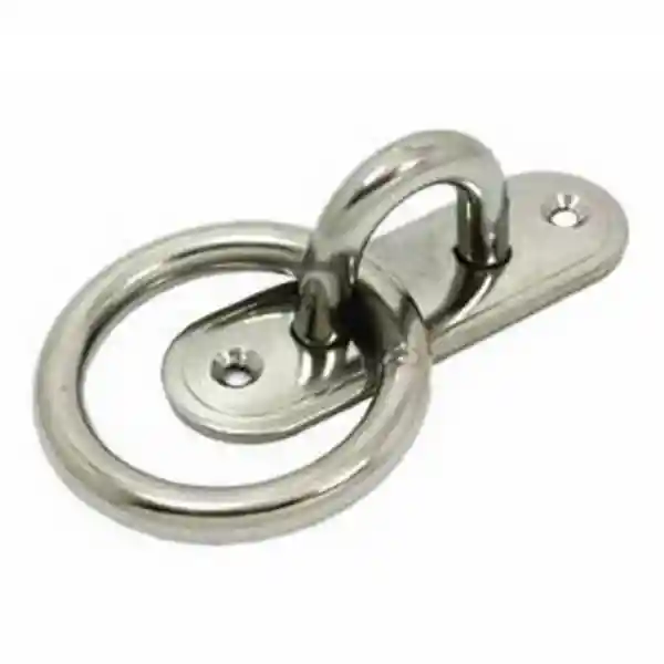  Halkalı Krom Mapa 2 Delikli - 6mm