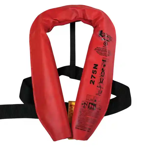 Lalizas İnflatable Lifejacket Lamda, Auto, 275N, W/ Zipper, Solas/Med-Mer