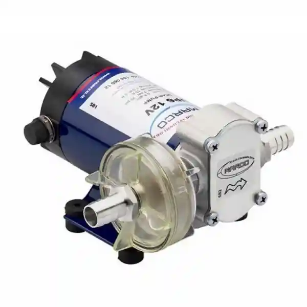 MARCO UP6 Yakıt ve Su Transfer Pompası, Filtreli, Bronz Pervaneli - 24V