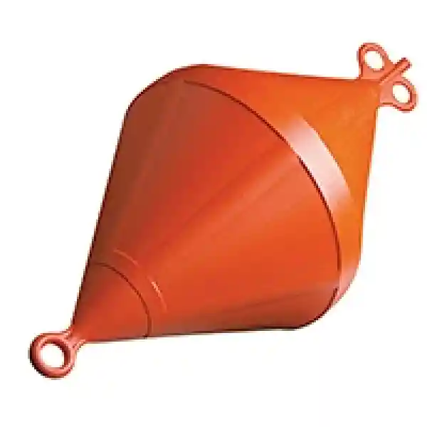 Mooring Buoy Bi-Conical, Plastik, Ext. Ø 280mm, Orange
