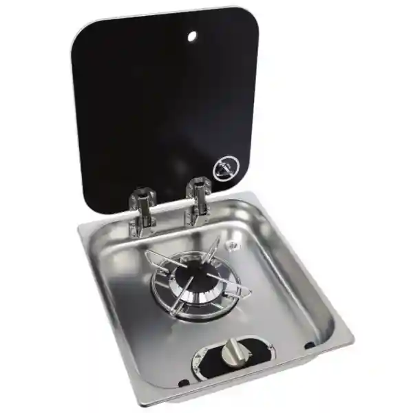 Navy Load Cam Kapaklı Tekli Ocak