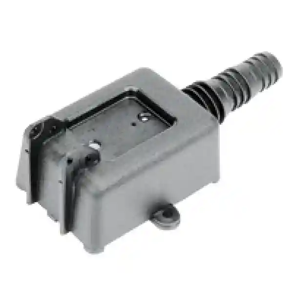 Plastik Bilge Strainer, Ø 18/20/24 Hose, Rect. Siyah