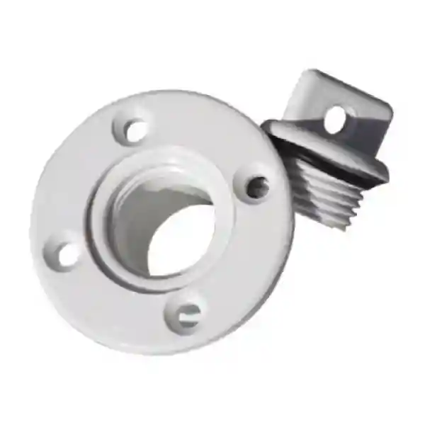  Plastik Miçoz Beyaz Yuvarlak 13mm (1/2)