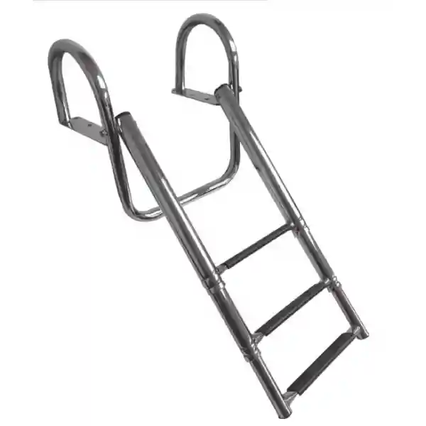  Platform Üstü Teleskopik Krom Merdiven 3 Basamaklı