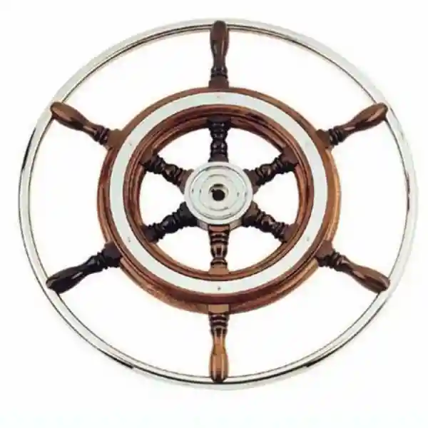 SAVORETTI T3 Krom Çemberli Dümen Simidi - 49cm