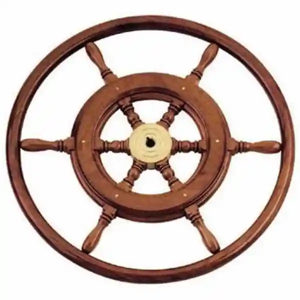 SAVORETTI T3B Ahşap Çemberli Dümen Simidi - 60cm