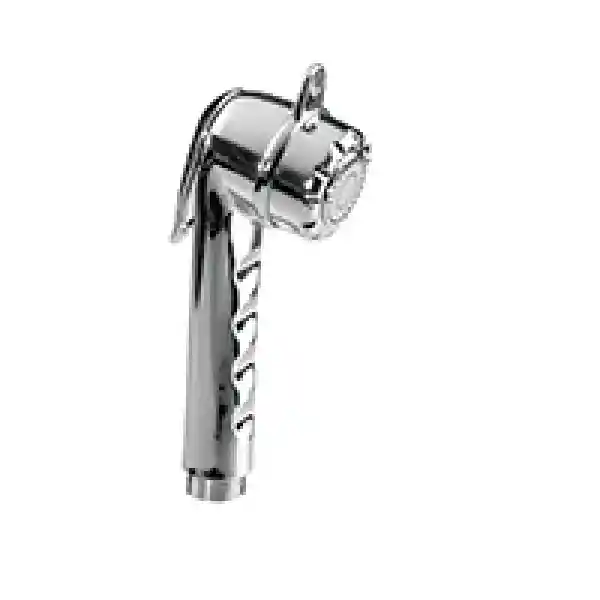 Shower Head, Abs, Long, 1/2 Thread, Chrome
