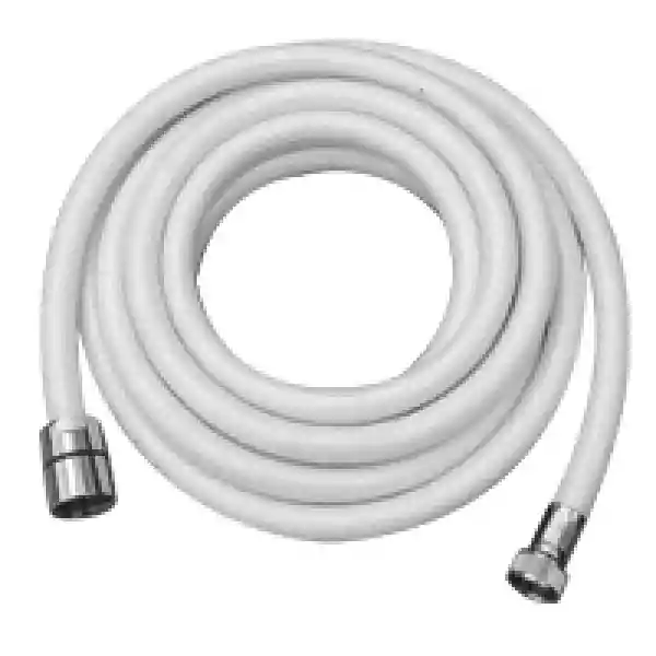 Shower Hose Braid, 5M, 1/2-3/8 Threads, Ø 13mm, Beyaz