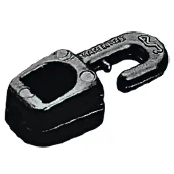 Yaylı Kanca W/Eye Ø 9X38mm, F/ Ø 6mm Cord, Polyam. Siyah