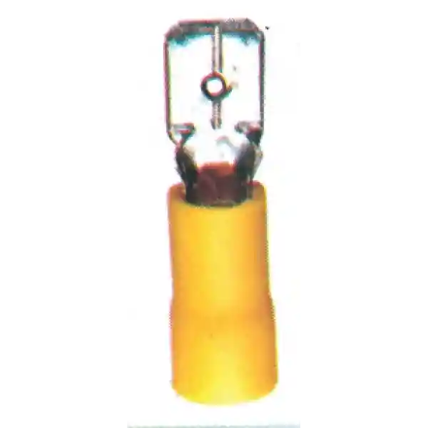 Soket-Düz Yüzey Girişli,Sarı, 2,5-6mm2 25Adet