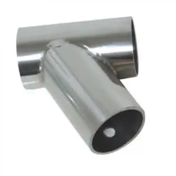 T Bağlantı 60°, İnox 316, Çap 25mm