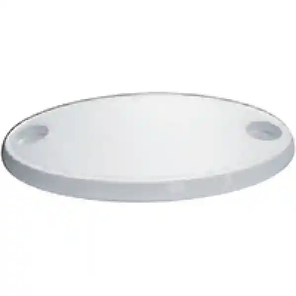Table Top Oval W/2 Glassholders, 450X760mm, Asa Beyaz