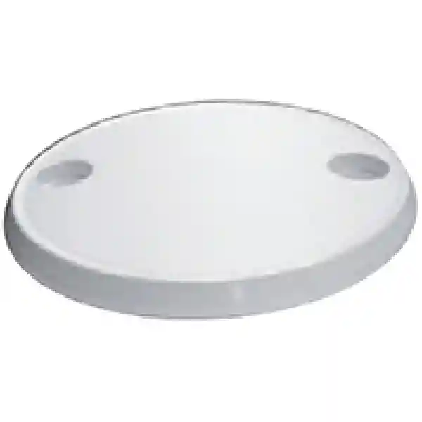 Table Top Round W/2 Glassholders, Ø 610mm, Asa Beyaz