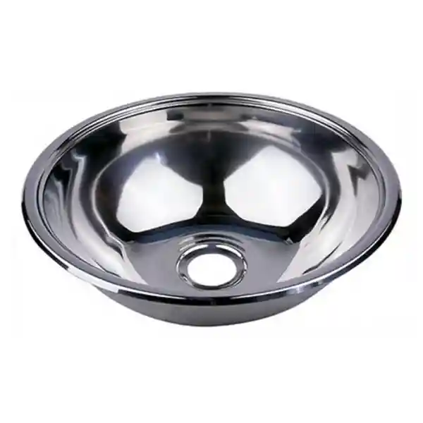  Tekne - Karavan için Krom Evye Lavabo, Ø 26cm, Derinlik: 9cm