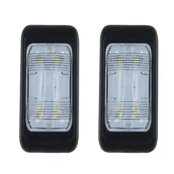 Tepe/Romörk Lambası 4 Leds, 12V&28V, Siyah 2 Ad.Lik Set