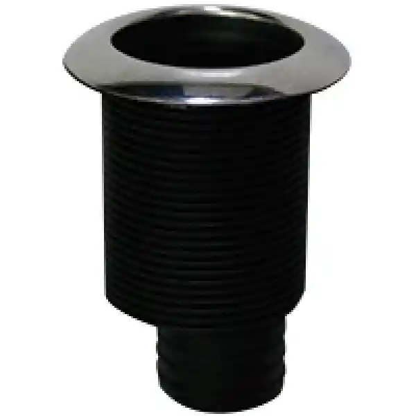 Thru-Hull 1 ½ W/Displ.Hosebarb Ø 31mm İnox Fl. L117mm