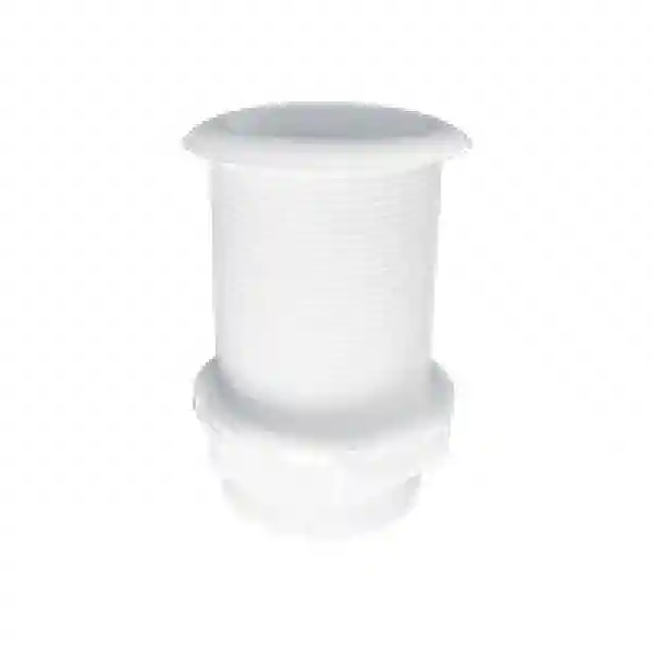 Thru-Hull Stand. Flange, Threaded 1, L.87mm, Beyaz