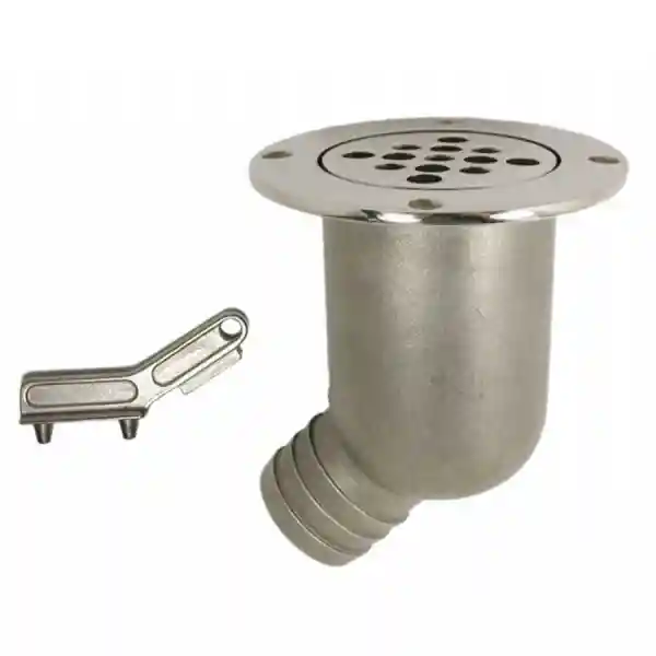  Yer Sifonu 38mm, Emniyet Toplu, 316 Kalite Paslanmaz