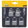 Asma Kilit Seti 5Li, 30mm., Birleşik Anahtarlı