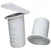 Thru-Hull System W/Flap, For Hose Ø 79mm, Beyaz