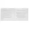 Vent. Shaft Grilles Cover, Double, 258X118X6,5mm, Beyaz