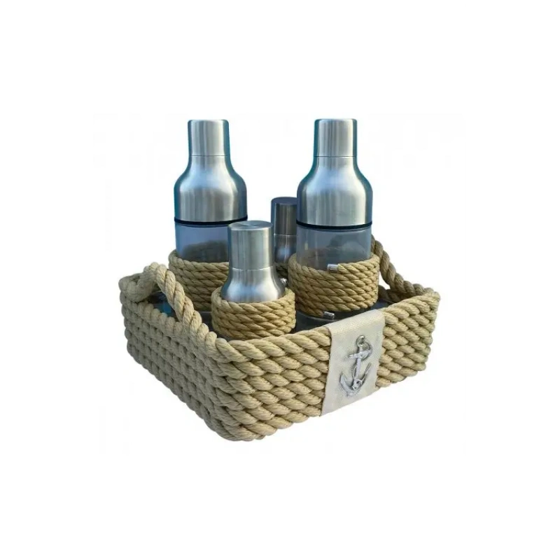 CaptainRA Yağ Sirke Tuz Karabiberlik Lacivert