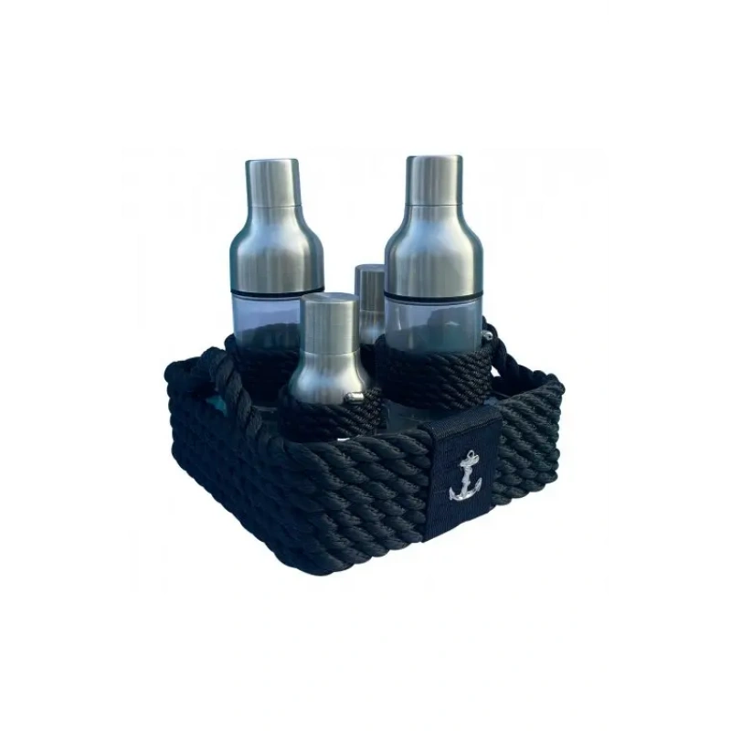 CaptainRA Yağ Sirke Tuz Karabiberlik Lacivert