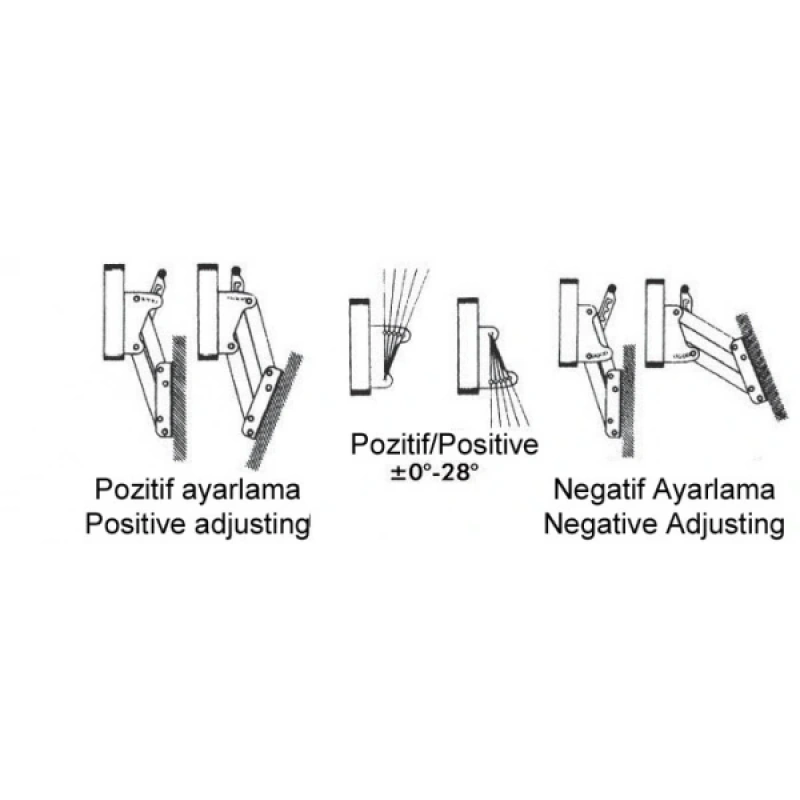 Dıştan Takma Motor Braketi Ayarlanabilir