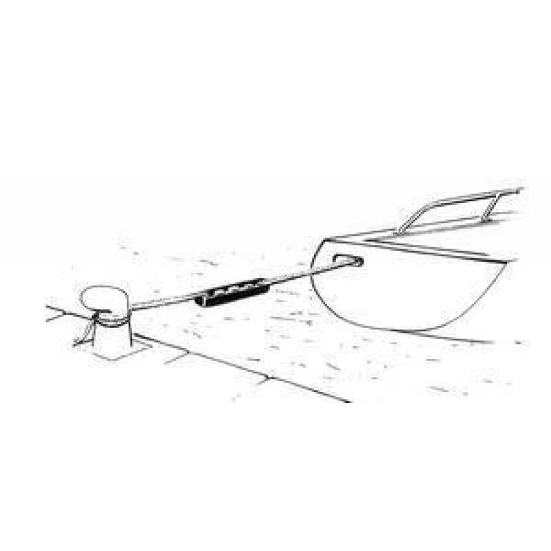 İskele Halat Esnetici, Kauçuk, 270X45Mm