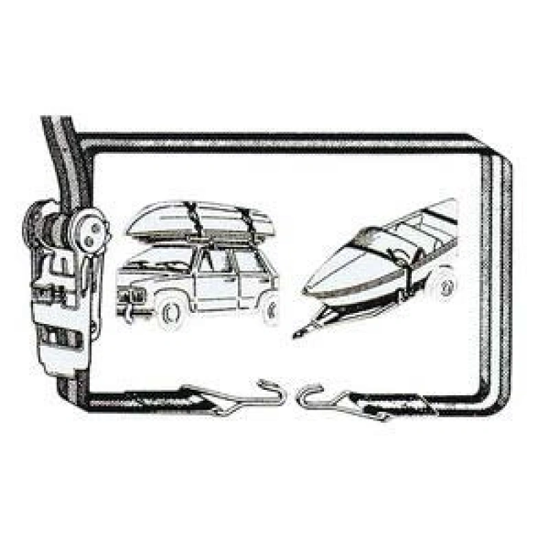 Kayışlı Gergi, Paslanmaz Çelik, 4Mt