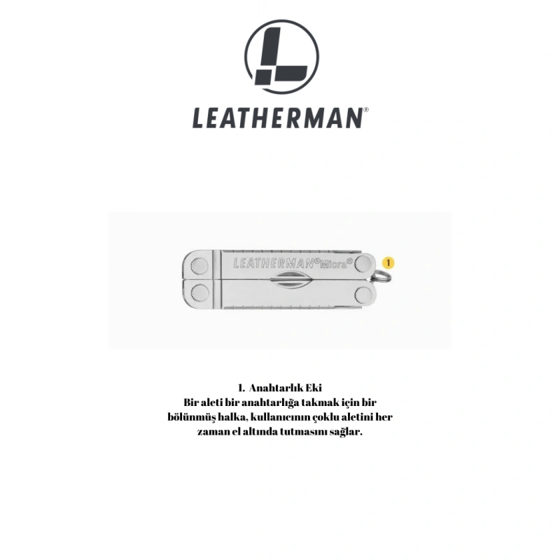 Leatherman Micra Slate 10 Fonksiyonlu Çakı