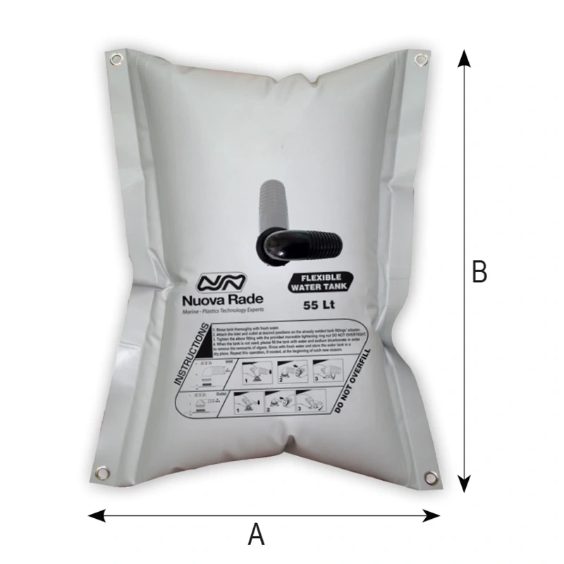 Nuova Rade Tekne Karavan için Esnek Temiz Su Tankı Üçgen