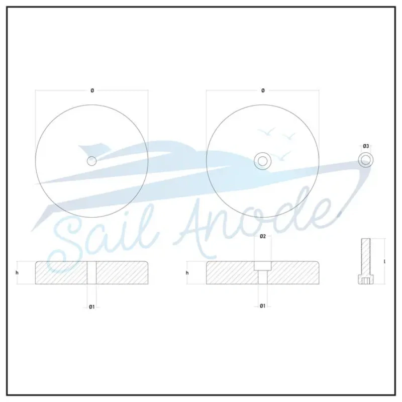 Platform Tutyalar Çinko Sail Anode