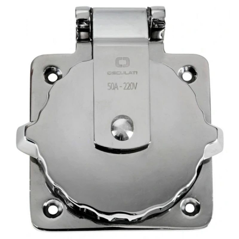 Sahil Besleme Prizi 220V-50A Paslanmaz Çelik