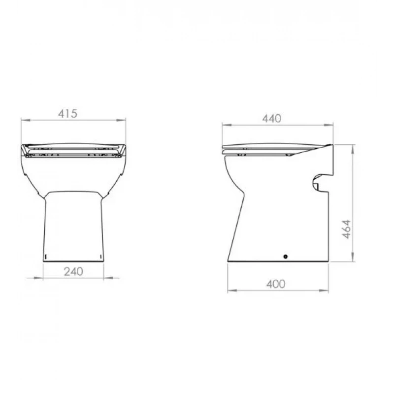 Sanimarin 43 Premium Elektrikli Marin Tuvalet Voltaj:12V