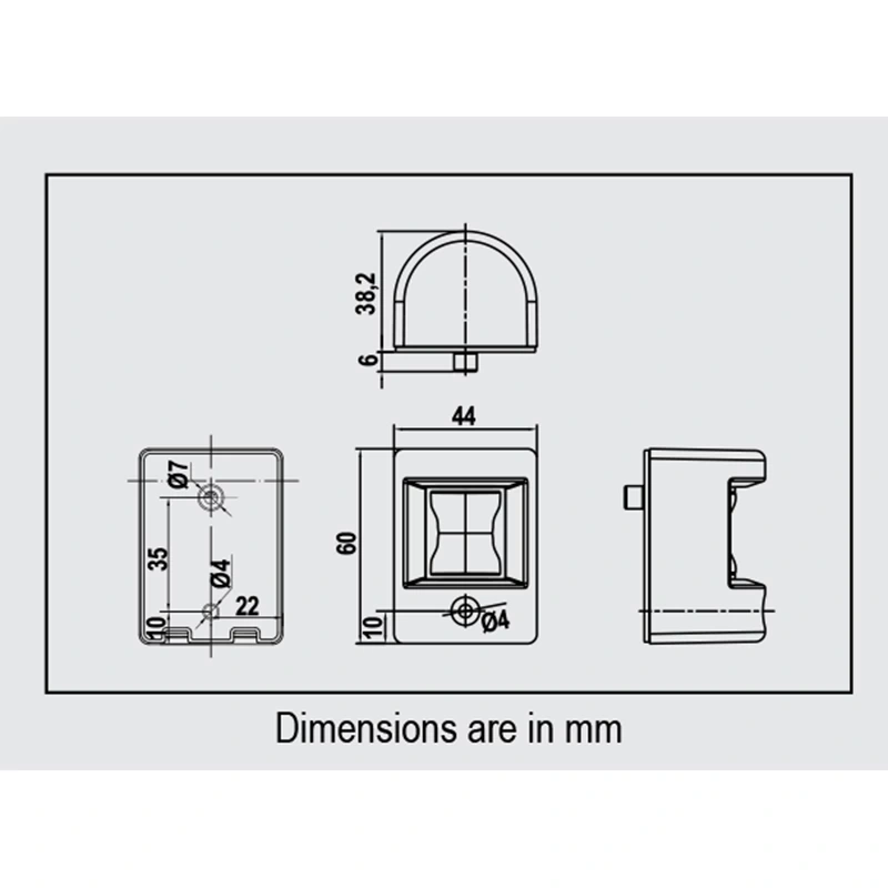Seyir Feneri - Led 12 - Siyah Gövde - Pupa - 135°