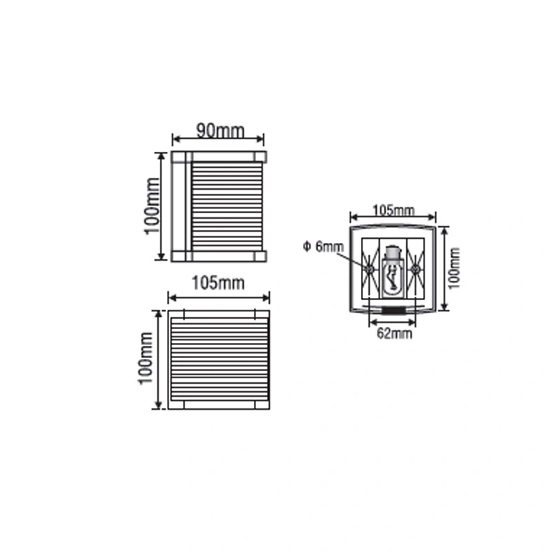 Seyir Feneri - N20 - İskele - Siyah Gövde - 112,5°