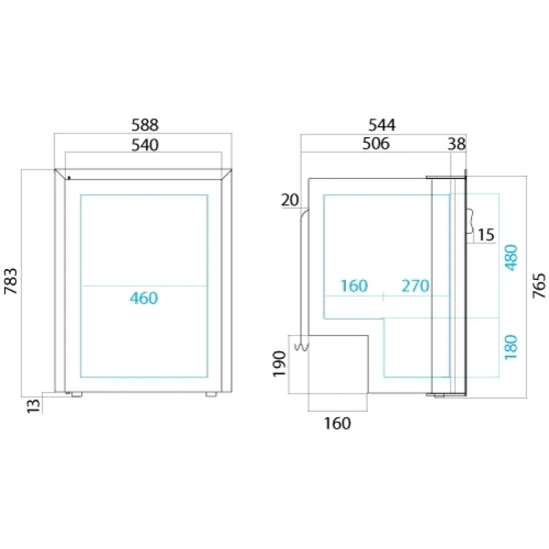 Vitrifrigo Buzdolabı Model C115iX OCX2
