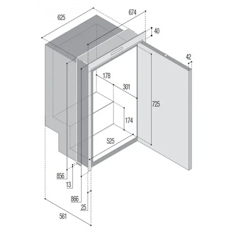 Vitrifrigo Buzdolabı Model C180 OCX2